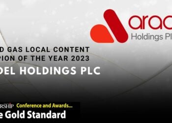 Oil and Gas Local Content Champion of the Year 2023 - Aradel Holdings Plc