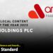 Oil and Gas Local Content Champion of the Year 2023 - Aradel Holdings Plc