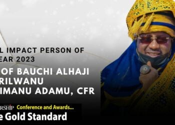 Social Impact Person OF the year 2023 Emir of Bauchi Alhaji (Dr) Rilwanu Sulaimanu Adamu
